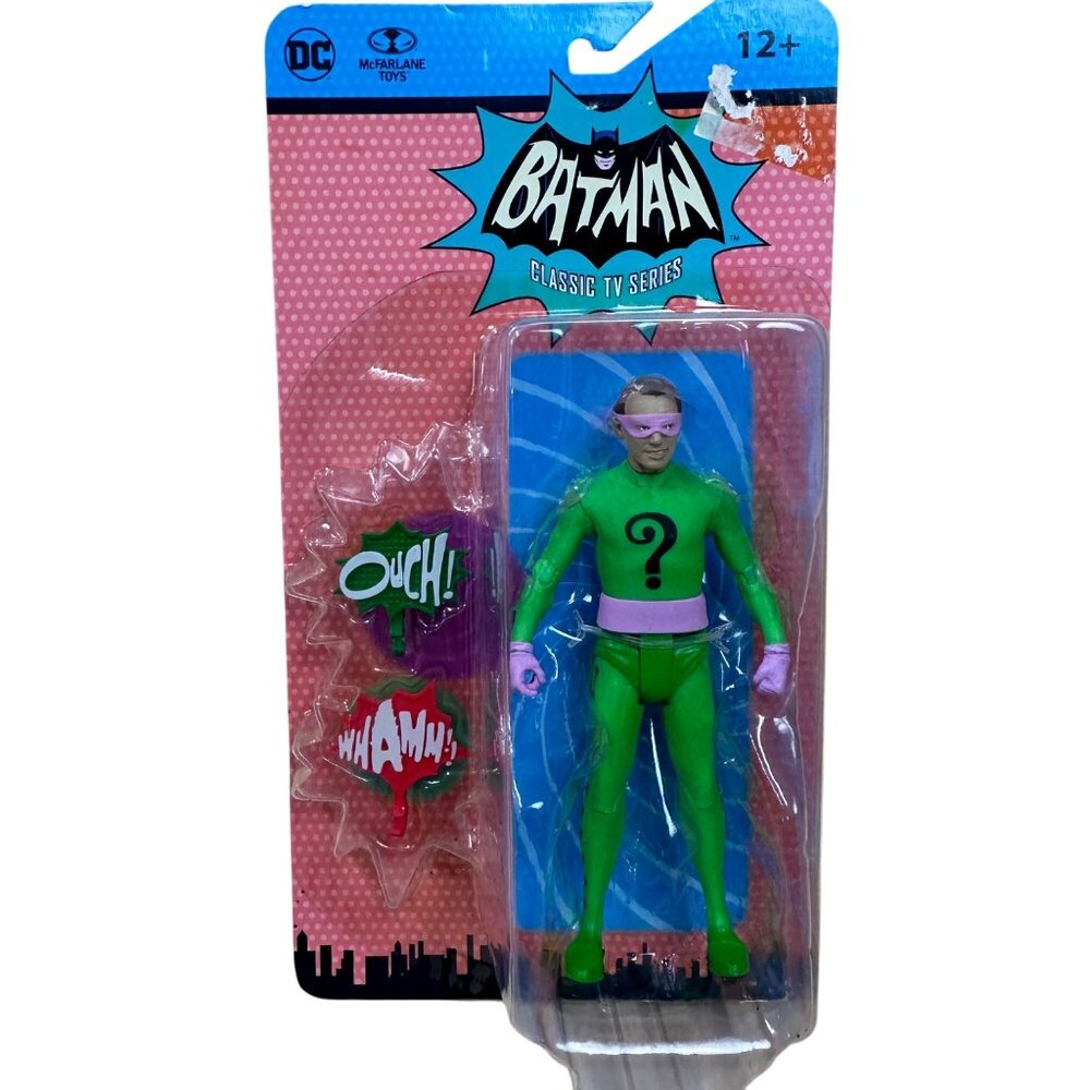 NIB Batman Classic TV Series The Riddler Action Figure 12+ By McFarlane Toys
